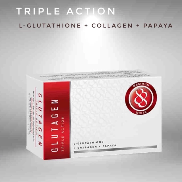 88 MAXIMUM WHITE GLUTAGEN TRIPLE ACTION SOAP 135g