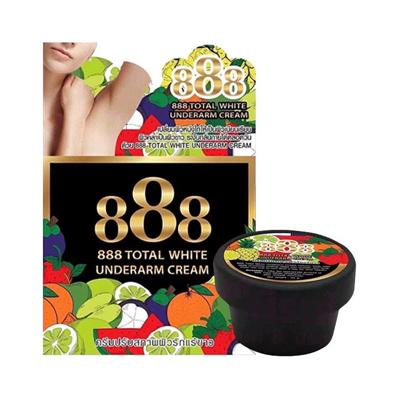 888 TOTAL WHITE UNDERARM CREAM ( BLACK) 35G